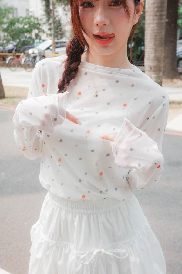 自訂款-蛋糕狗點點透膚 