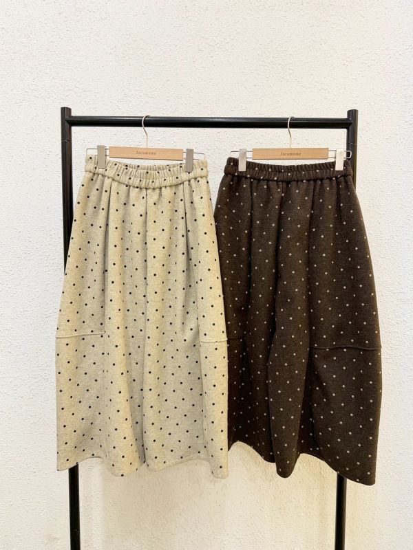 日系點點圓潤長褲 (冬) 