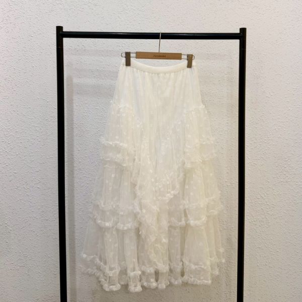 天女散花蕾絲長裙 