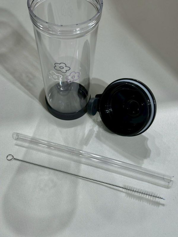 日常透明吸管水壺 