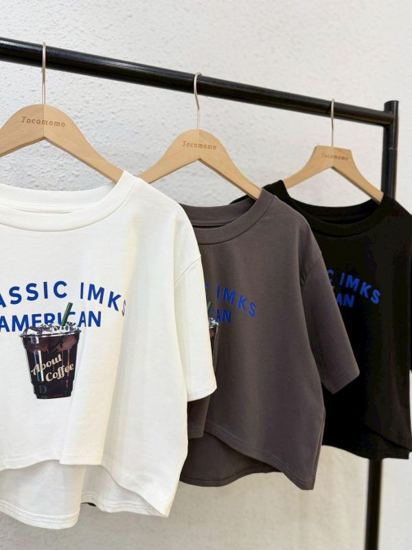 美式咖啡短袖上衣 