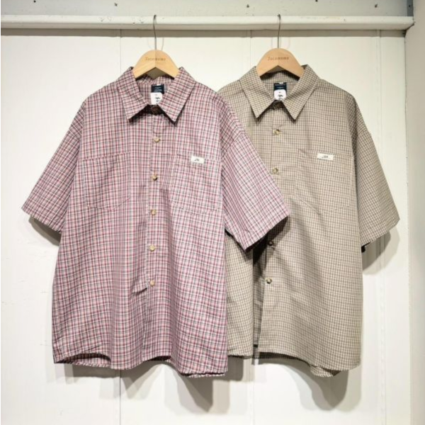 復古細格紋襯衫 