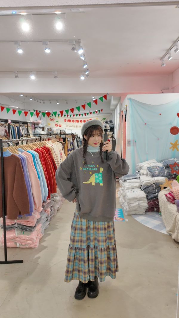 自訂款-漂亮恐龍刺繡大學踢 