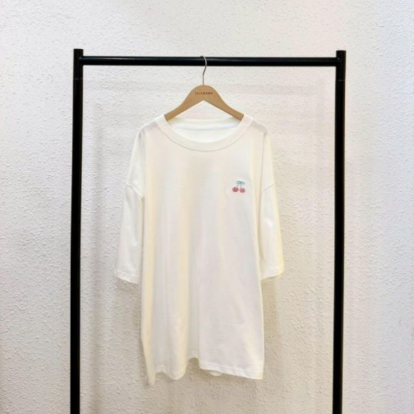 自訂款-小櫻桃刺繡小圖大踢 (MIT) 