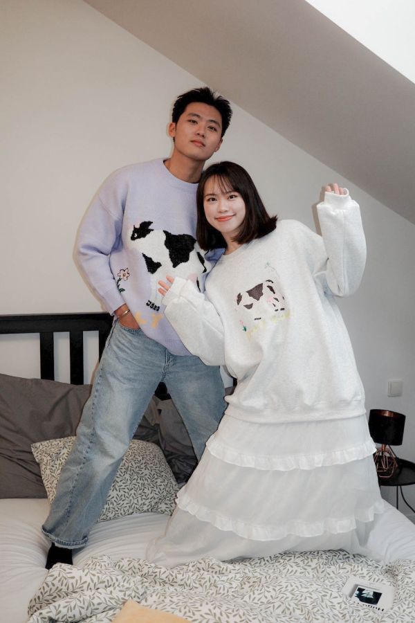 自訂款-可愛牛牛刺繡大學踢 