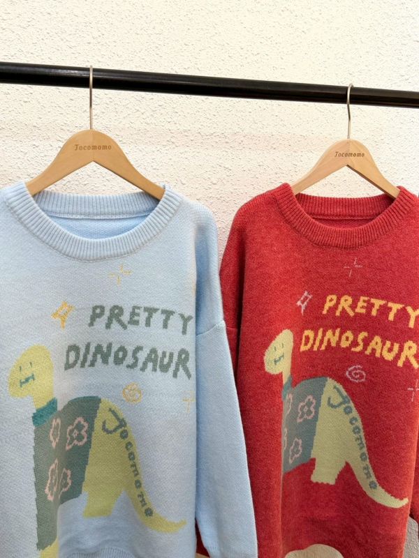 自訂款-漂亮恐龍毛衣 