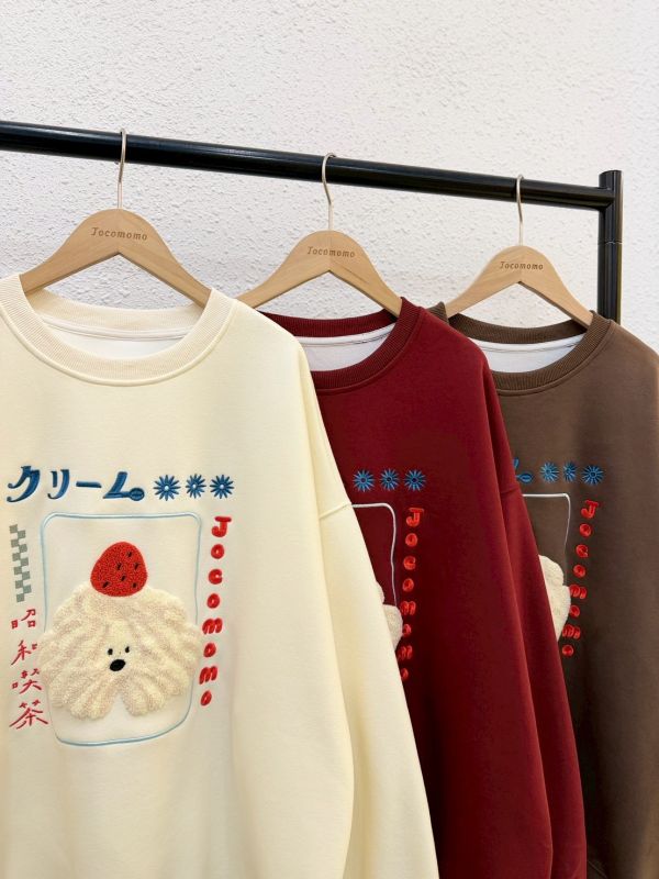 自訂款-昭和蛋糕狗刺繡大學踢 