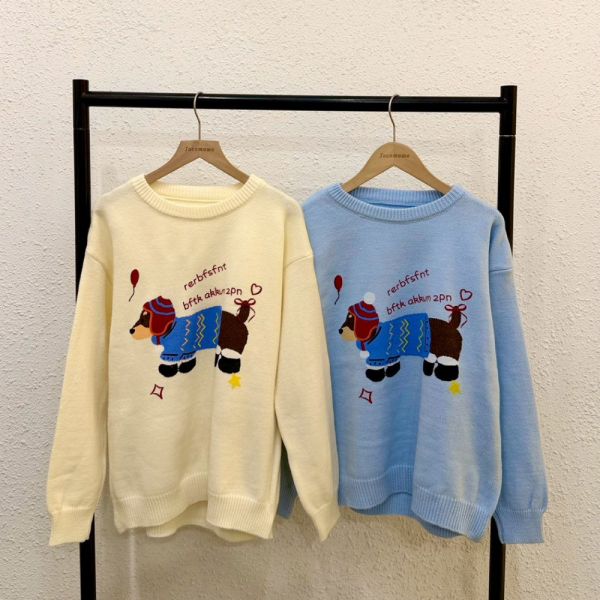 可愛溫暖臘腸狗毛衣 