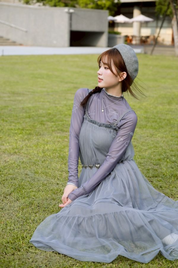 自訂款-手繪塗鴉長袖透膚 