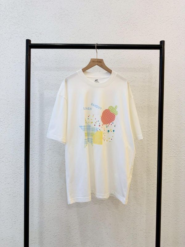 可愛格紋插畫大踢 