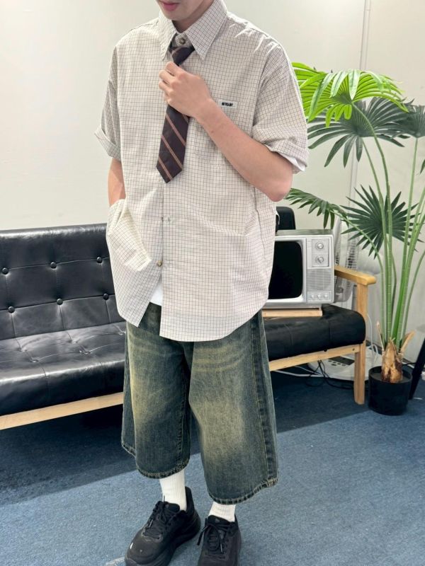百搭小方格襯衫 