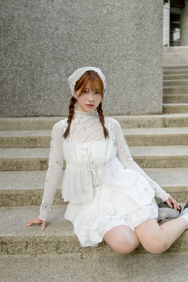 自訂款-手繪塗鴉長袖透膚 