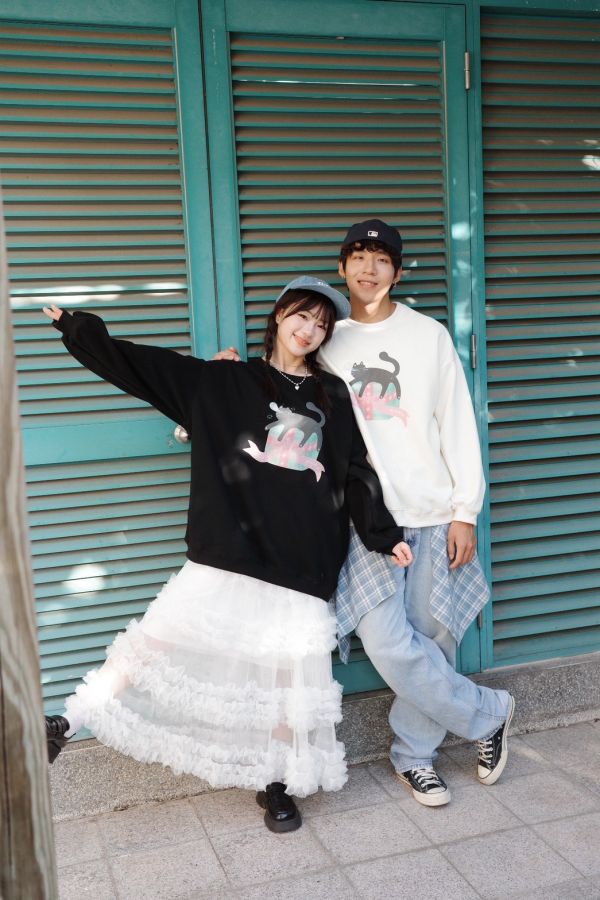 自訂款-黑貓打瞌睡大學踢 