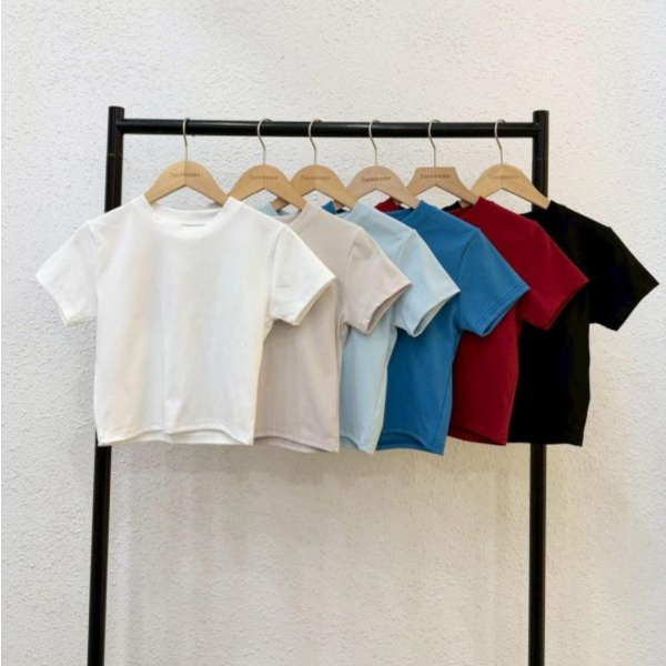 質感簡約圓領上衣 (MIT) 