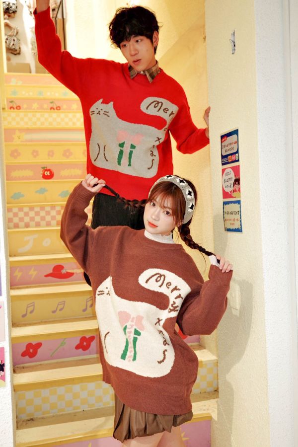 自訂款-小肥貓聖誕毛衣 