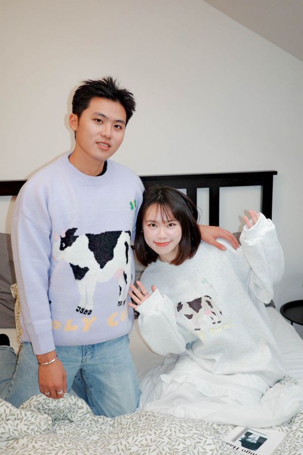 自訂款-可愛牛牛刺繡大學踢 