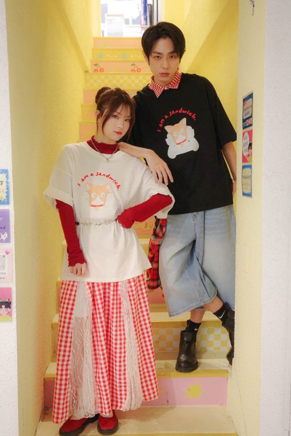 自訂款-三明治小橘貓大踢 (MIT) 