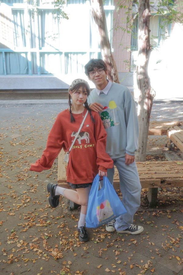 自訂款-可愛牛牛刺繡大學踢 