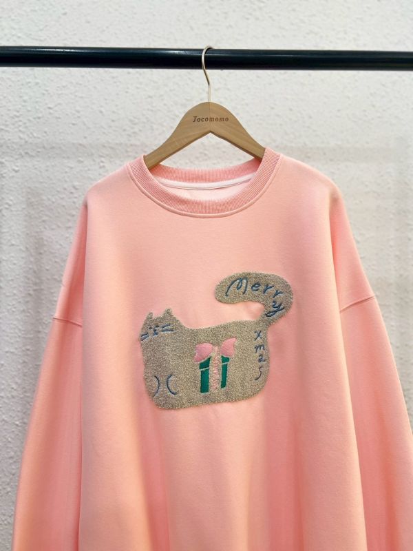 自訂款-小肥貓聖誕刺繡大學踢 