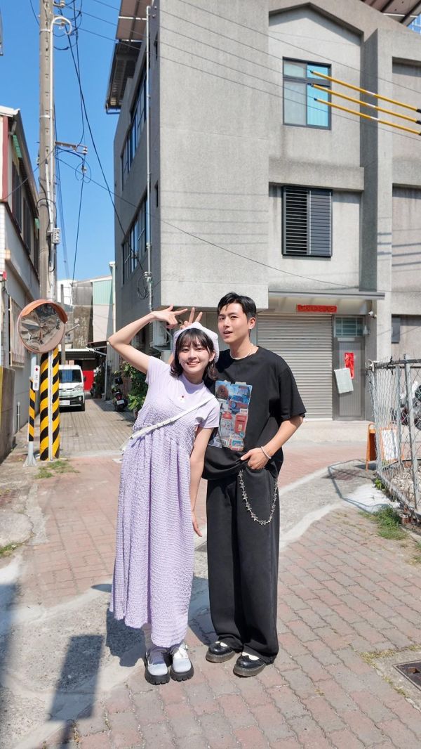 美式拼貼印花大踢 