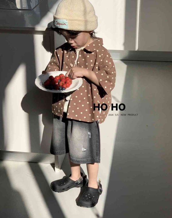 森系波點襯衫 Rosen Harris 童裝 男童 上衣