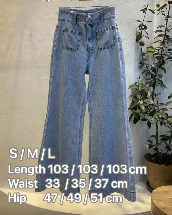 〖預購＋現貨〗正韓版夏季高腰顯瘦顯腿長直筒褲 