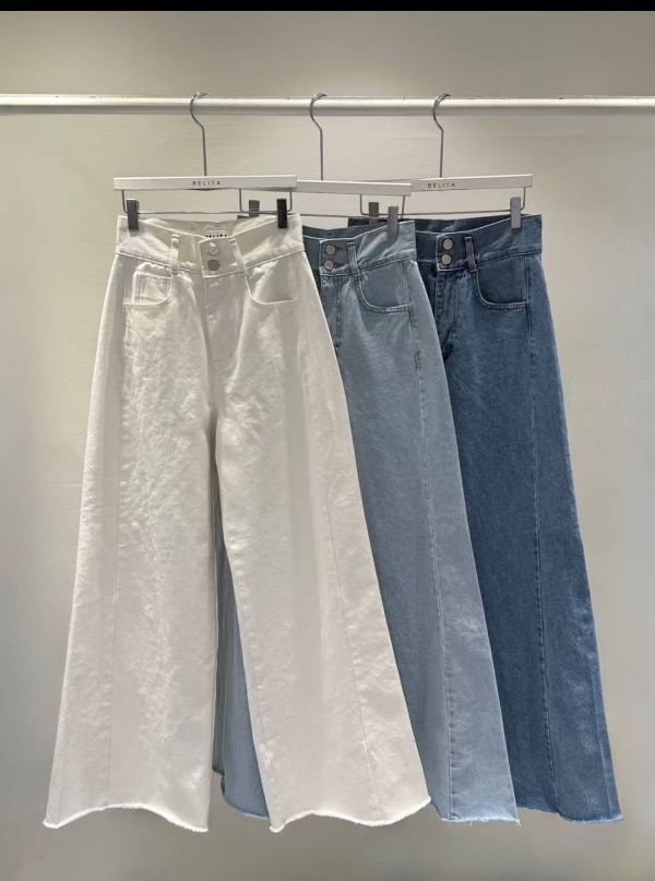 〖預購＋現貨〗正韓修身擴腿牛仔褲 