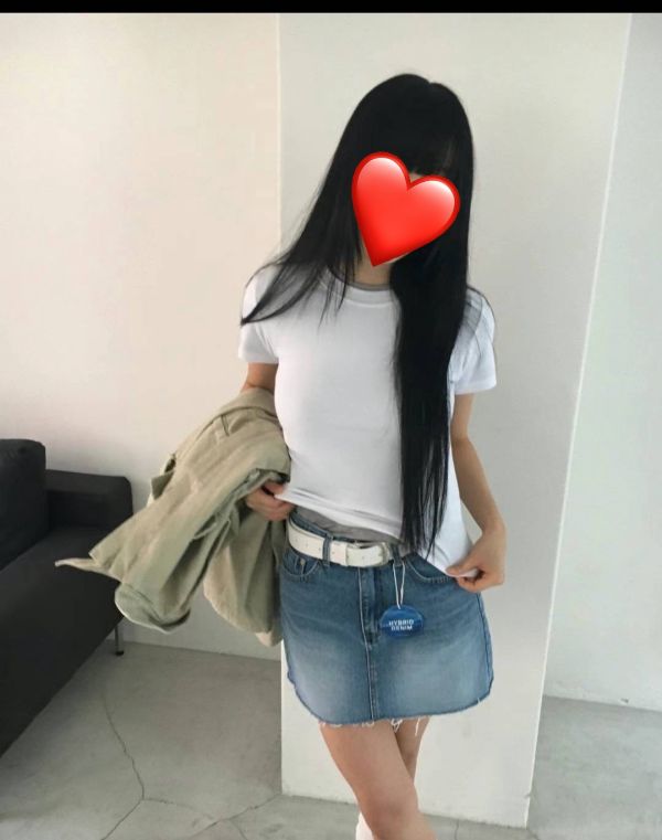〖預購＋現貨〗正韓刷色牛仔短裙 