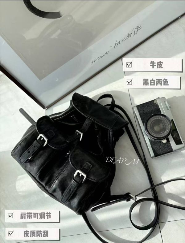 〖預購＋現貨〗正韓版牛皮後背包 