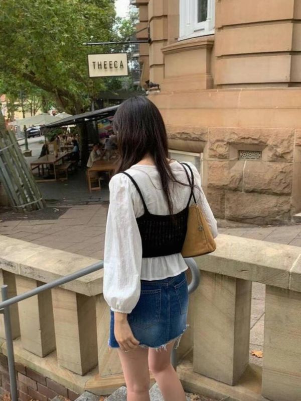 正韓版春夏牛仔短裙 