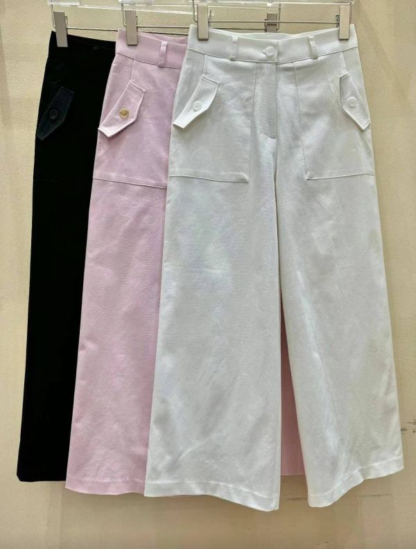〖預購＋現貨〗正韓版春夏口袋設計修身顯瘦落地寬褲 