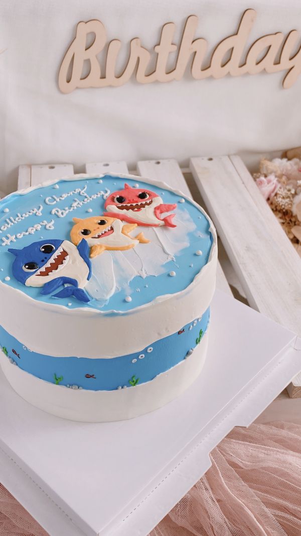 BabyShark-鯊魚寶寶一家三口 