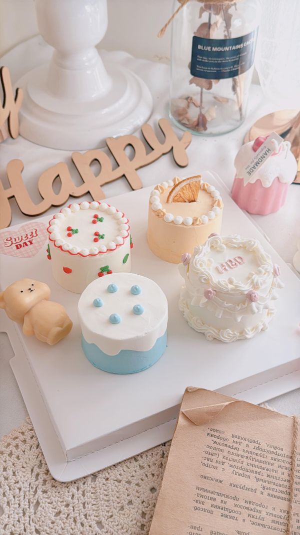 2吋迷你擠花蛋糕/4個一組 