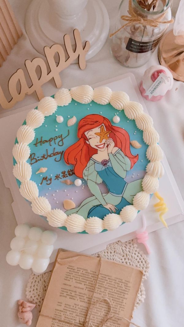 小美人魚-奶霜蛋糕 