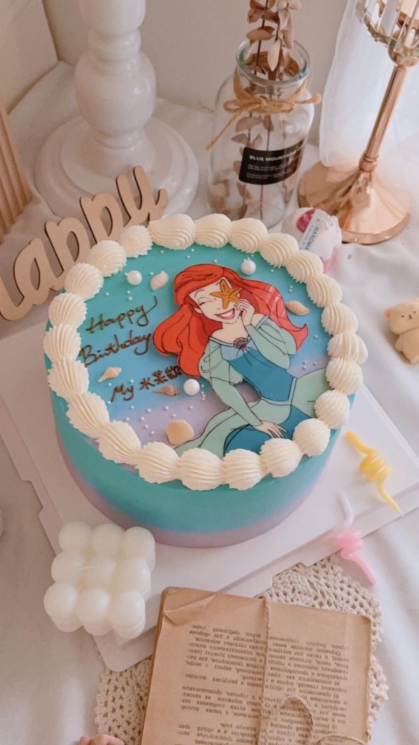 小美人魚-奶霜蛋糕 