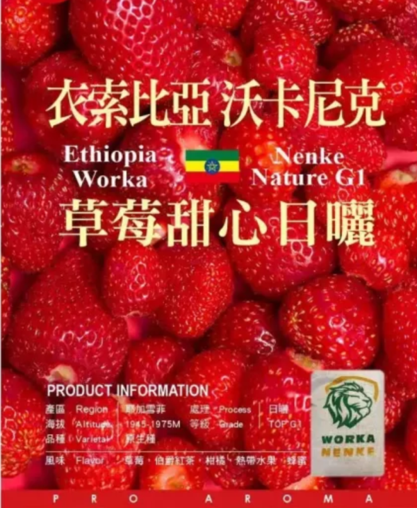 衣索比亞 沃卡尼克 | 草莓甜心 | G1 | 甜蜜日曬 