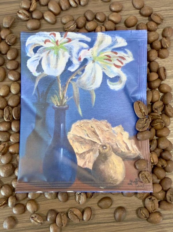 (油畫新包裝!)AA等級｜中深焙｜經典曼巴濾掛包 ｜濾掛式咖啡｜百年好合 