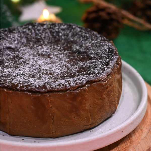 伯爵茶巴斯克蛋糕 伯爵巴斯克,聖誕甜點,聖誕蛋糕,巴斯克蛋糕,12 月限定甜點,聖誕交換禮物甜點,跨年派對甜點推薦