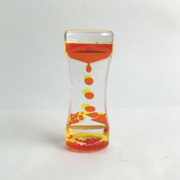 紅黃油滴沙漏 