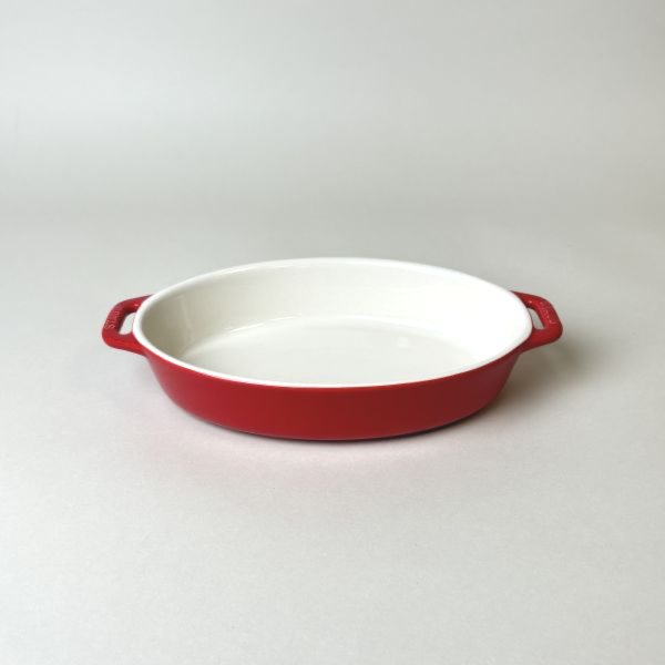 紅色陶瓷烤盤 