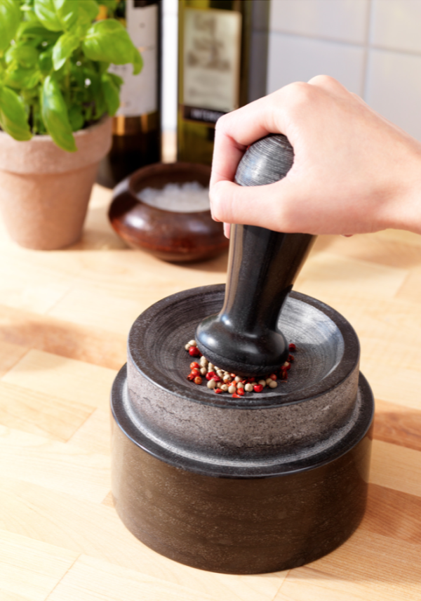 黑大理石研缽／杵 