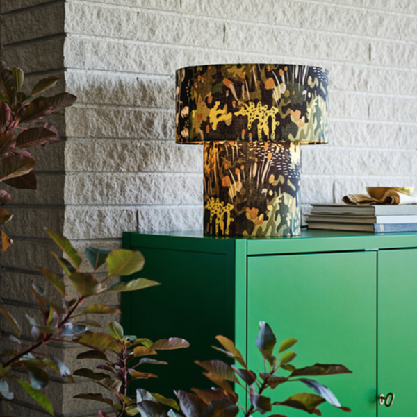 花布桌燈 