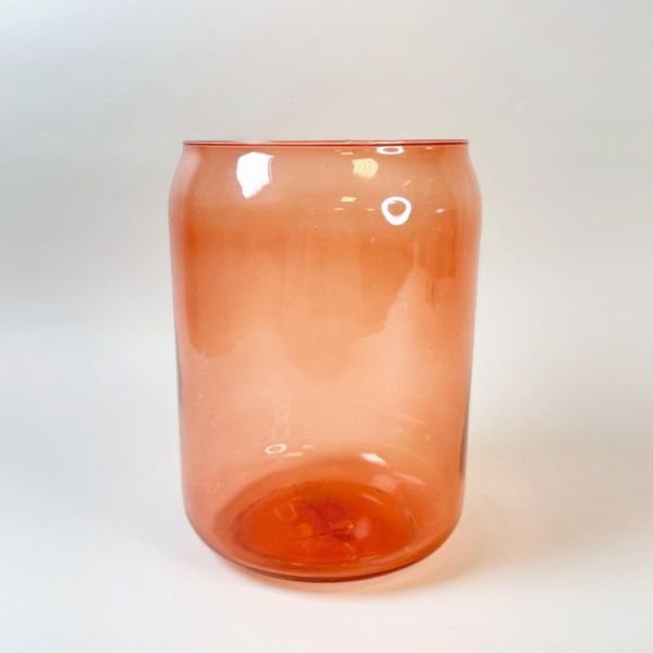 粉色大瓶口花器 