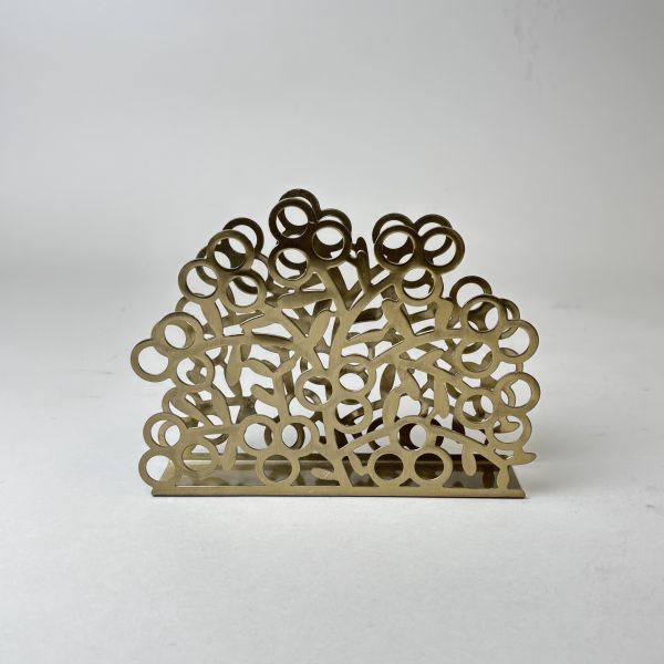 金屬雕花紙巾架 