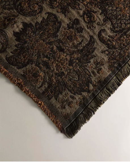 大尺寸古典花紋蓋毯/床罩 