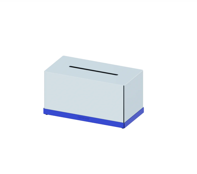 雙色鋼材面紙盒 