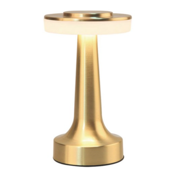 拉絲金無線桌燈 