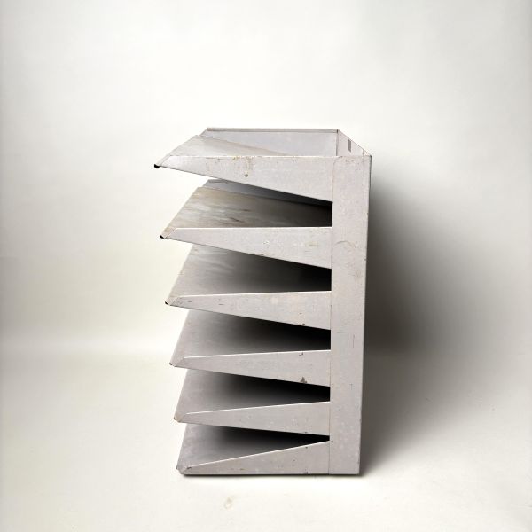 早期鋼製文件收納架/壁掛式 