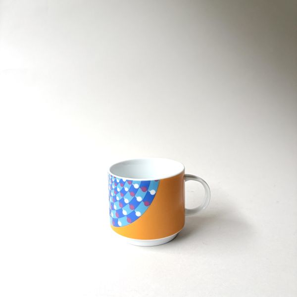 圓點普普風幾何咖啡杯 