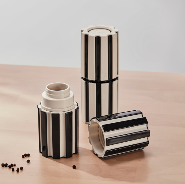 黑白雙色香料研磨器一組 